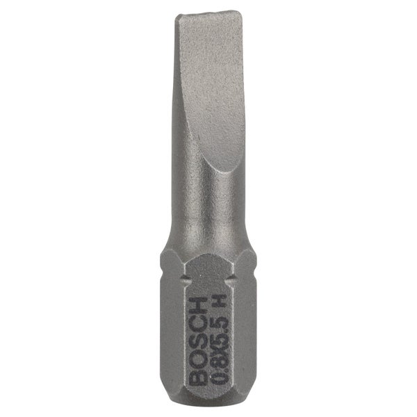 Bosch 3x Schrauberbit Extra-Hart, S 0,8 x 5,5, 25 mm - 2607001461