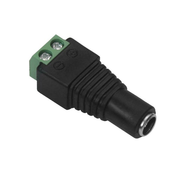 Gleichstrom Hohlsteckeradapter mit Schraubklemme für Netzteilanschluss