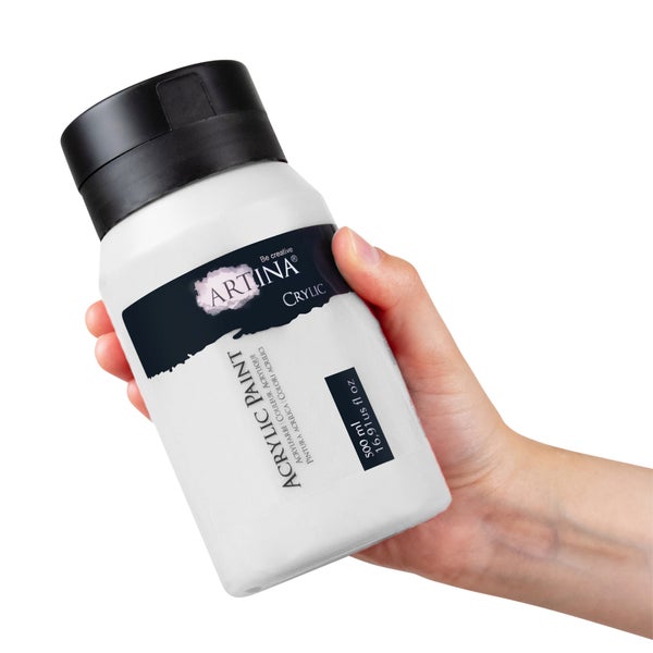 Artina Crylic Acrylfarbe 500ml Titanweiß