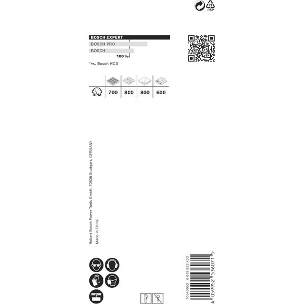 Bosch Expert Produktdetails und Sicherheitshinweise