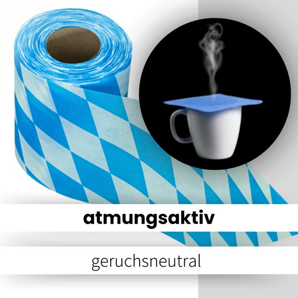 Sensalux Tischläufer, Länge: 25m, stoffähnliches Vlies, Breite: 15cm, Bayern