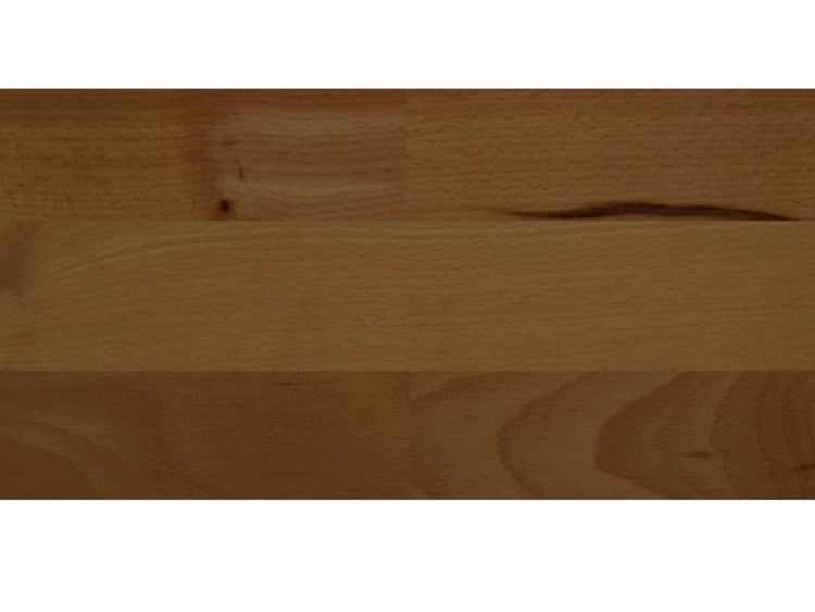 Massivholzplatte Buche mit keilgezinkten Lamellen und sichtbarer Holzmaserung