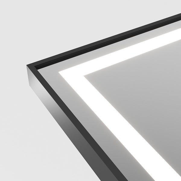 Detailansicht einer LED Paneel Leuchte mit Rahmen