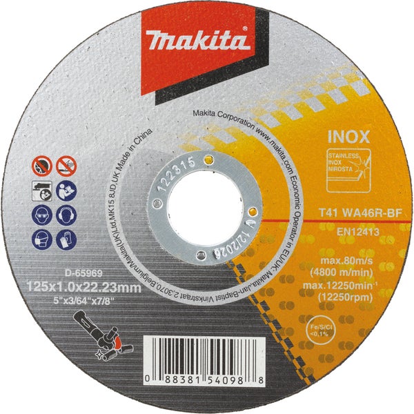 Makita Trennscheibe 125x1,0 mm INOX - D-65969-50