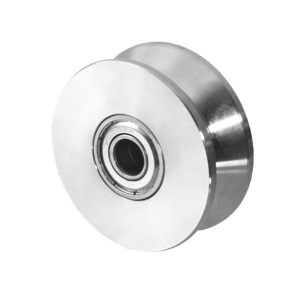 Metalllaufrolle mit Kugellager fuer Schiebetore oder Profile