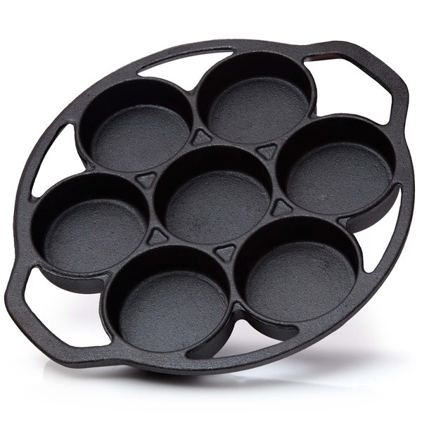 BBQ Nerd 6er Muffinbackform aus Gusseisen | Cupcake Pan für Grill, Ofen & Dutch Oven | Antihaft Muffinförmchen - Gusseiserne Muffinform mit Henkel