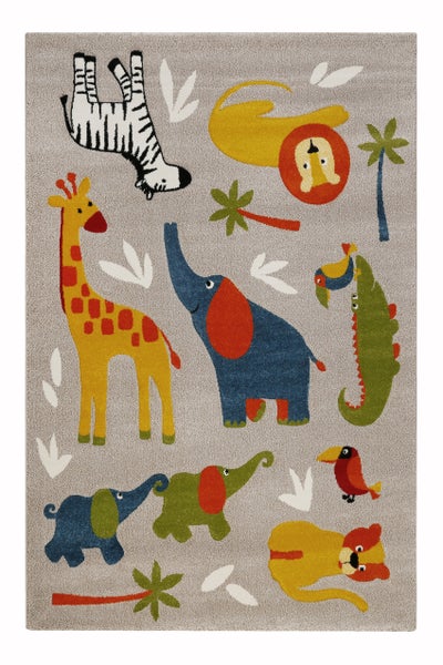 Kinderteppich Sand Beige meliert Benny & Friends Smart Kids 140x200 cm