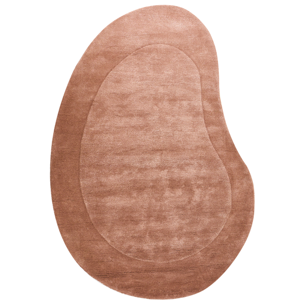 Teppich MASSO Goldbraun 160 x 230 cm Viskose