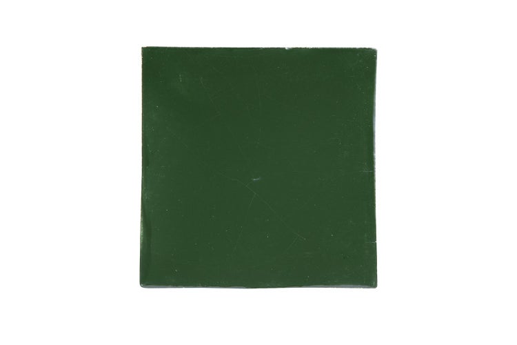 Quadratische grüne Fliese