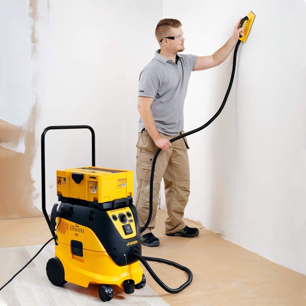 Mirka Abranet Netz-Schleifstreifen 80x230 mm Klett / Korn P80 / 50 Stk / zum Schleifen von Holz, Spachtel, Lack, Kunststoff / 5417505080
