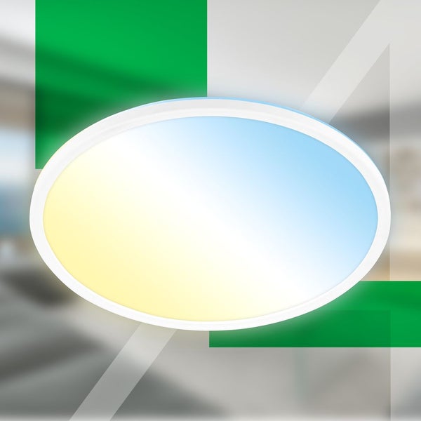 LED Panel LED Deckenleuchte Deckenlampe EEK A Dimmbar Fernbedienung CCT