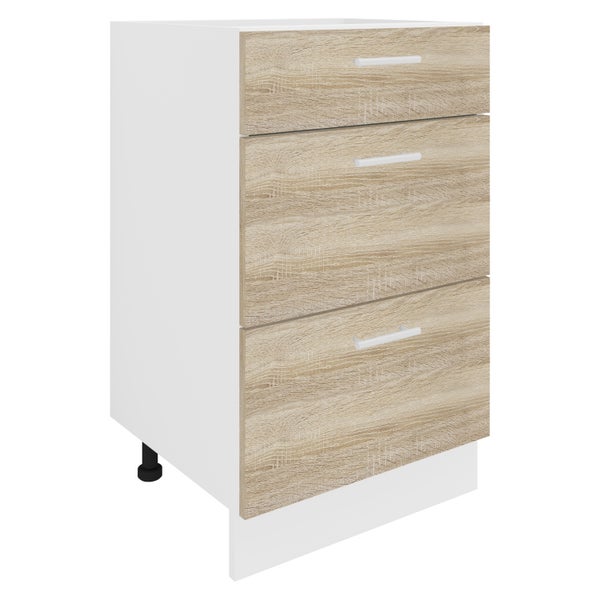 Küchenschrank B 50 cm Unterschrank Schublade Esilo