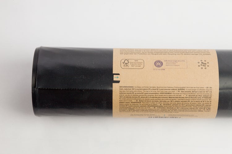 Rolle recycelter Schwerlast Müllsäcke von The Sustainable People