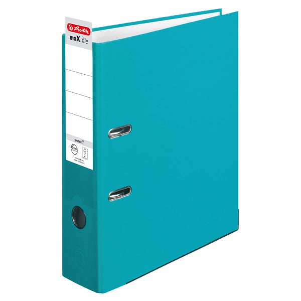 Herlitz Ordner maX.file protect A4 8cm türkis