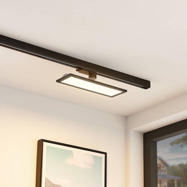 Arcchio LED Stromschienenstrahler (LED Panel) Hairis (Modern) in Schwarz (1 flammig, ) Arbeitszimmerleuchte