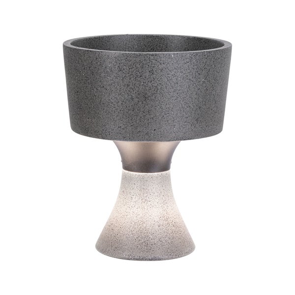 LED Lichtobjekt Concrea IP65 210mm 3000K 5,5W 350lm 230V Schwarzer Sandstein