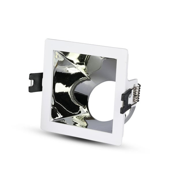 V-TAC VT-875-WC - LED-Strahler - Einbaustrahler - GU10 - IP20 - Weiß+Chrom - Modell Nr: -