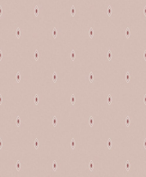 Masureel Tapete Art Decó Muster Rosa - 53 cm x 10.05 m - 632128