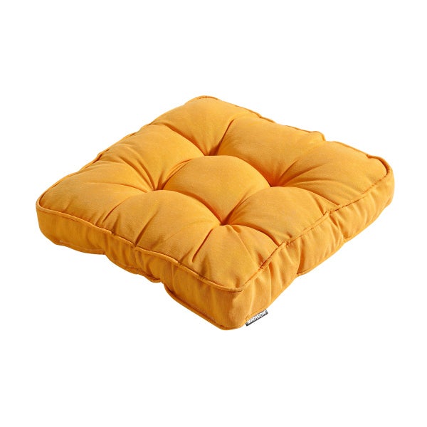 Sitzkissen Florance Panama golden glow - Ca. 47x47 cm - 4er-Set