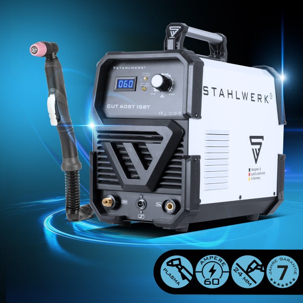 STAHLWERK Plasmaschneider CUT 60 ST IGBT Vollausstattung mit 60 Ampere