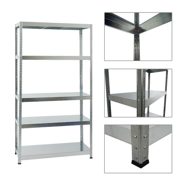 PROREGAL Mega Deal 3x Schwerlastregal Steel Eagle HxBxT 180 x 100 x 40 cm Fachlast 130 kg Verzinkt