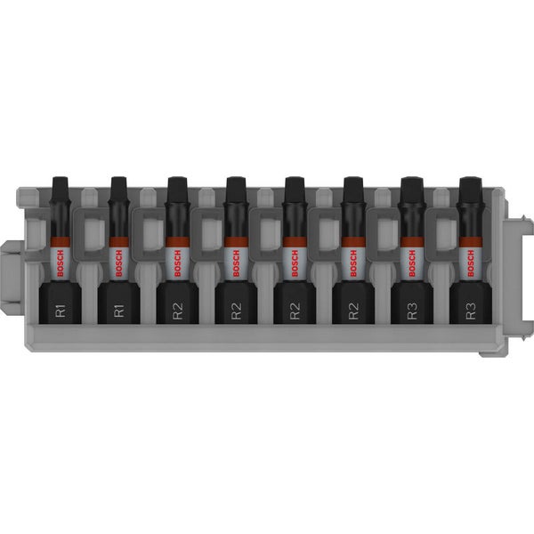 Bosch PRO Robertson Impact Bit R1(x2) R2(x4) R3 (x2) 55 mm 8-tlg. - 2608521U58