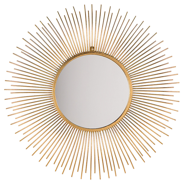 Wandspiegel CILLY 80 cm 80 cm Metall Gold