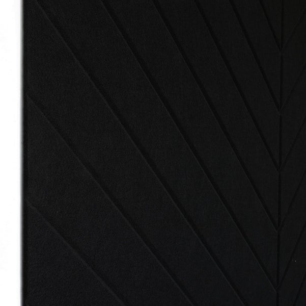 Akustisches Wandpaneel aus PET-Filz – 100 x 100 cm – Herringbone Black