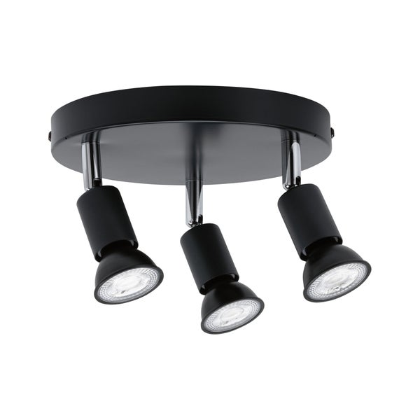 Spotlight Carolina IP44 GU10 230V max. 3x10W dimmbar Anthrazit, Chrom