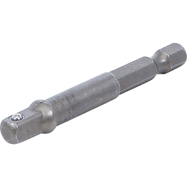 BGS Adapter für Bohrmaschinen Antrieb Außensechskant 6,3 mm (1/4) / Abtrieb Außenvierkant 6,3 mm (1/4) - 9685-1