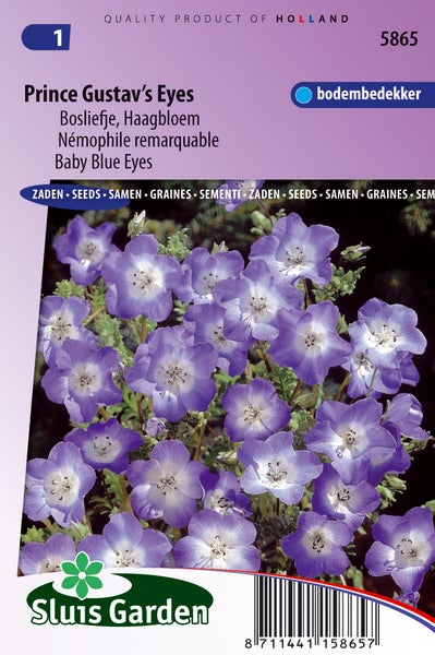 Prince Gustavs Eyes Blumensamenpackung von Sluis Garden