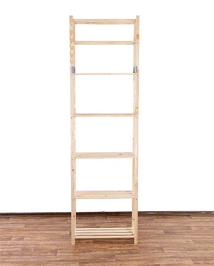 PROREGAL Holzregal Timbercraft HxBxT 220 x 65 x 28,5 cm Fachlast 35 kg 7 Fachboden 1,4 cm Dickes Kiefernholz Natur