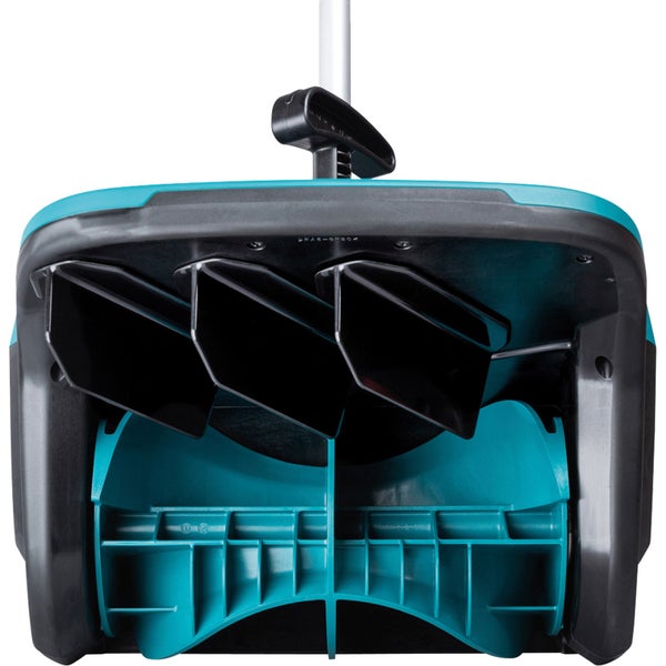 Rasenkehrer mit Bürstenwalze und Fangkorb