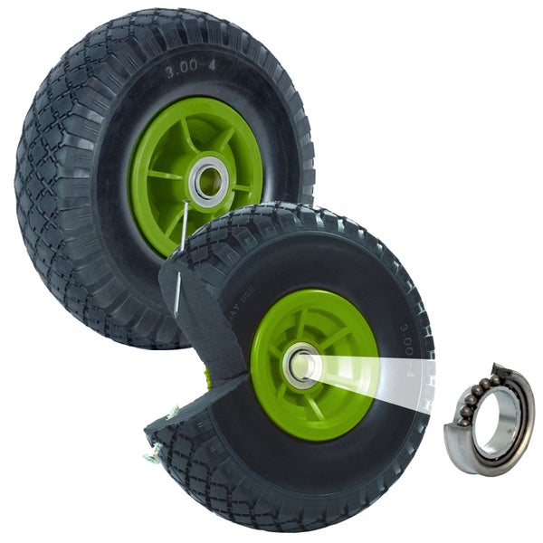 Schubkarrenrad mit Kugellager