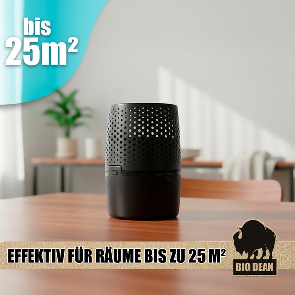 Big Dean Luftreiniger für Räume bis 25 Quadratmeter