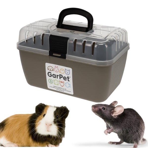 Transportbox Kleintier Meerschweinchen Hamster Vogel Mäuse Nagetier Tiertransportbox Trage Box Reisebox Kleintiertransportbox Transportkiste