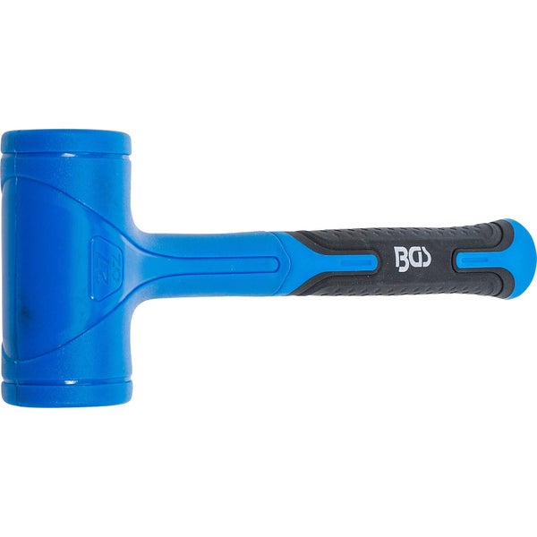 Blauer Schonhammer mit schwarzem Griff