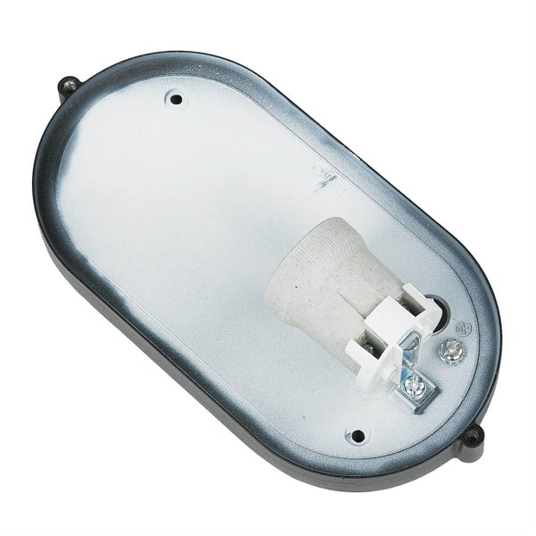 Ovaler Lampensockel mit Fassung