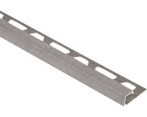 Abschlussprofil Schlüter-Quadec-TSSG, 11mm Länge 250 cm Alu strukturbeschichtet steingrau