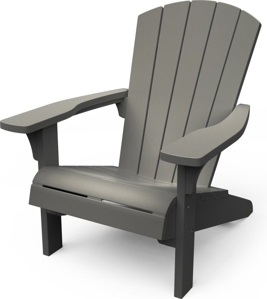 Keter Troy Adirondack Gartenstuhl - Set von 2 - 85x80x96,5cm - Grau