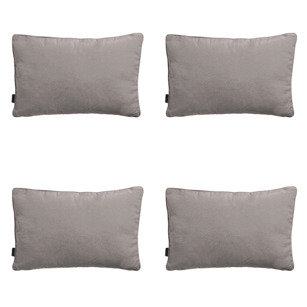 Dekokissen Panama taupe - ca. 40x60 cm - 4er-Set