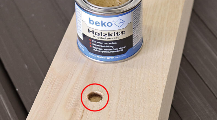 beko Holzkitt Knetholzmasse 110 g, nussbaum 232 08