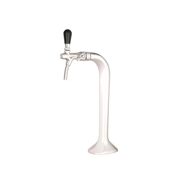 Komplett Set - Schanksäule Chrom 1-leitig, elegant, Topp-Qualität! (Paketpreis)