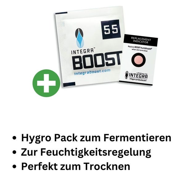 Integra Boost 55% – 67 g Feuchtigkeitsregulierung für Kräuter, Erntegut & Pflanzen | Wiederverwendbar & Umweltfreundlich