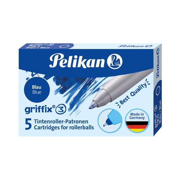 Pelikan Tintenpatronen Griffix® blau 5er Set