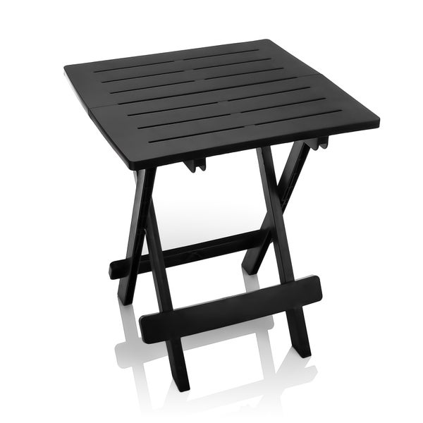 Quadratischer Klapptisch aus Kunststoff für den Garten