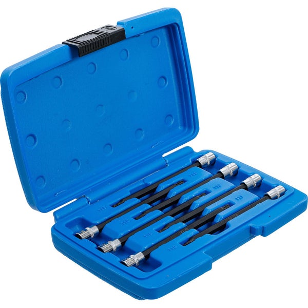 BGS Bit-Einsatz-Sortiment Antrieb Innenvierkant 6,3 mm (1/4) T-Profil (für Torx) mit Kugelkopf T10 - T40 7tlg. - 8618