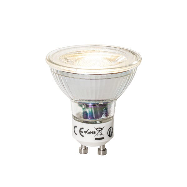 Set mit 5 GU10 3-staps dimbaar LED lamp 7W 700 lm 2700K