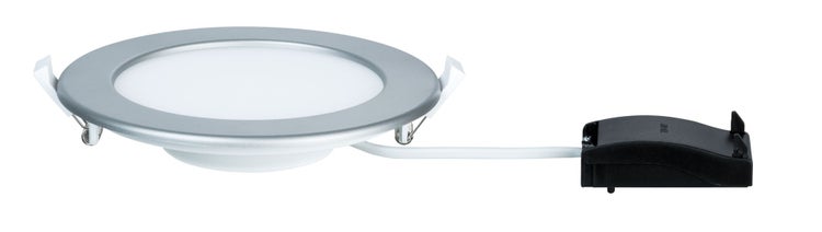 LED Einbaupanel IP44 rund 170mm 12W 850lm 4000K Chrom matt