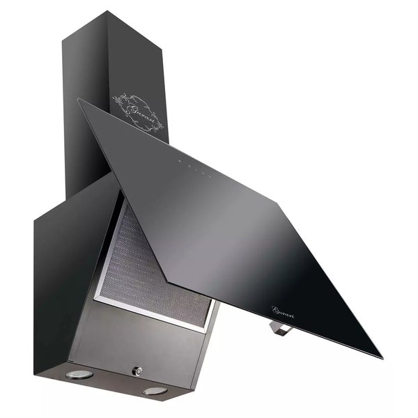 Wandabzugshaube Gurari mit Glasfront und Metallfettfilter für die Küche